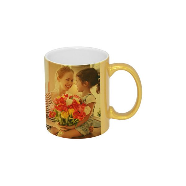 TAZA DORADA METALIZADA